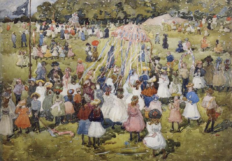 Maurice Prendergast May Day,Central Park china oil painting image
